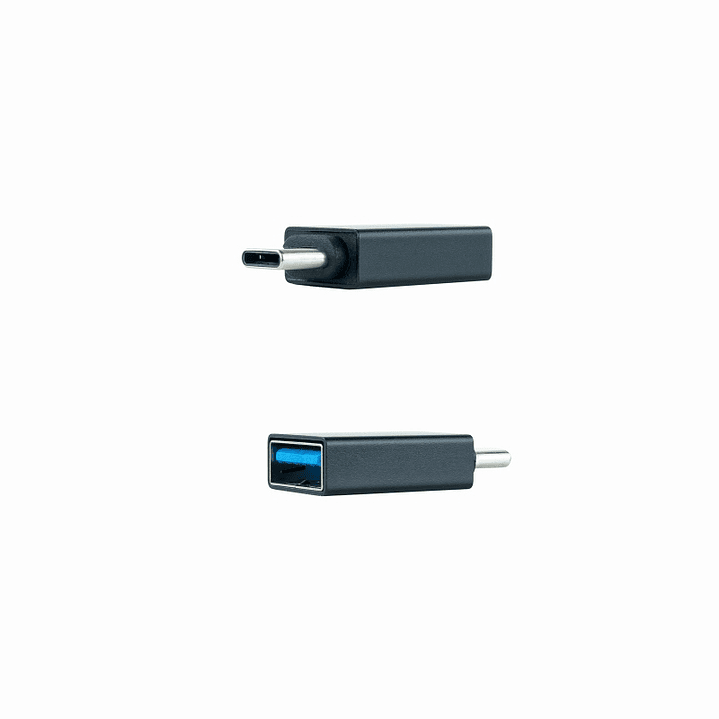 Nanocable Adaptador USB-C/M a USB3,1/H Aluminio 1