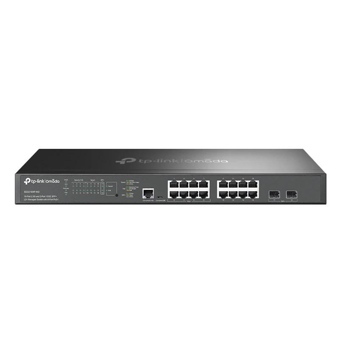 TP-Link SG3218XP-M2 Switch L2+ 8x2.5G PoE+ 8x2.5G 3