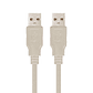 Nanocable Cable USB 2.0, Tipo A/M-A/M, 2.0 m - Miniatura 2