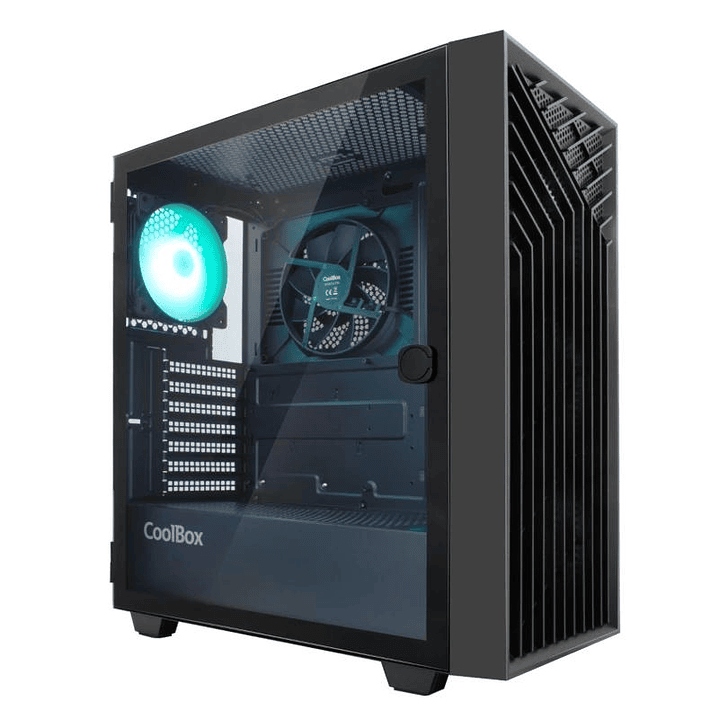 Coolbox Caja Gaming ATX GA300 GRIDLINE Black 1