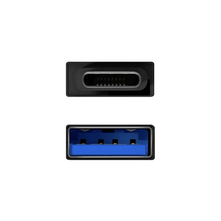 Aisens Mini Adaptador USB 3.2 Gen1 3A CM-AH Negro 3