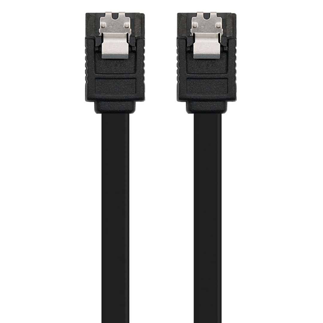 Nanocable Cable SATA III Datos 6G Anclajes 0.5 M 4