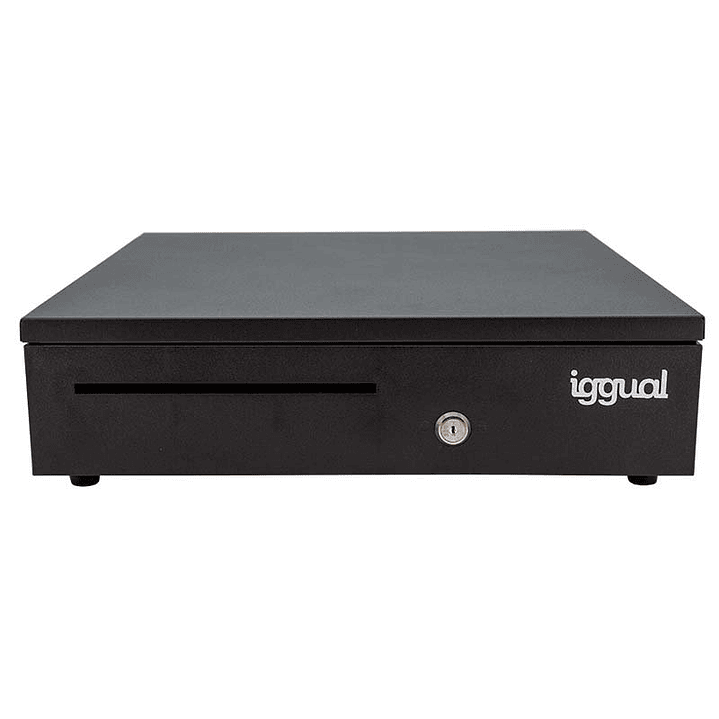 iggual Cajón Portamonedas IRON-35 42cm 5+6 negro 1