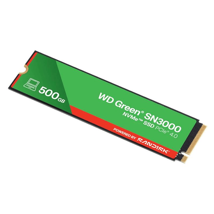 WD Green SN3000 SSD 500GB PCIe Gen4  NVMe 4