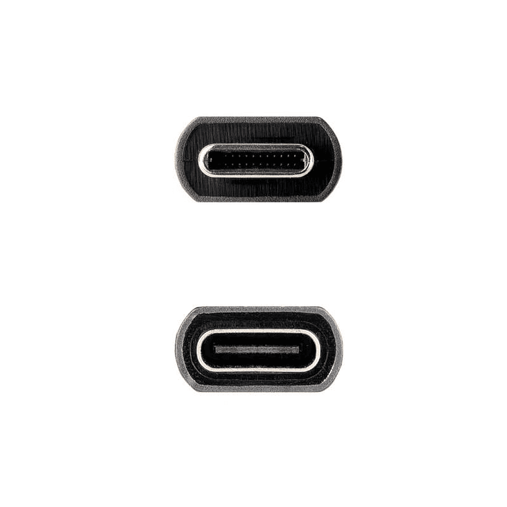 Nanocable Cable USB 3.2 Gen2 USB-C M/H 1 M Negro 3