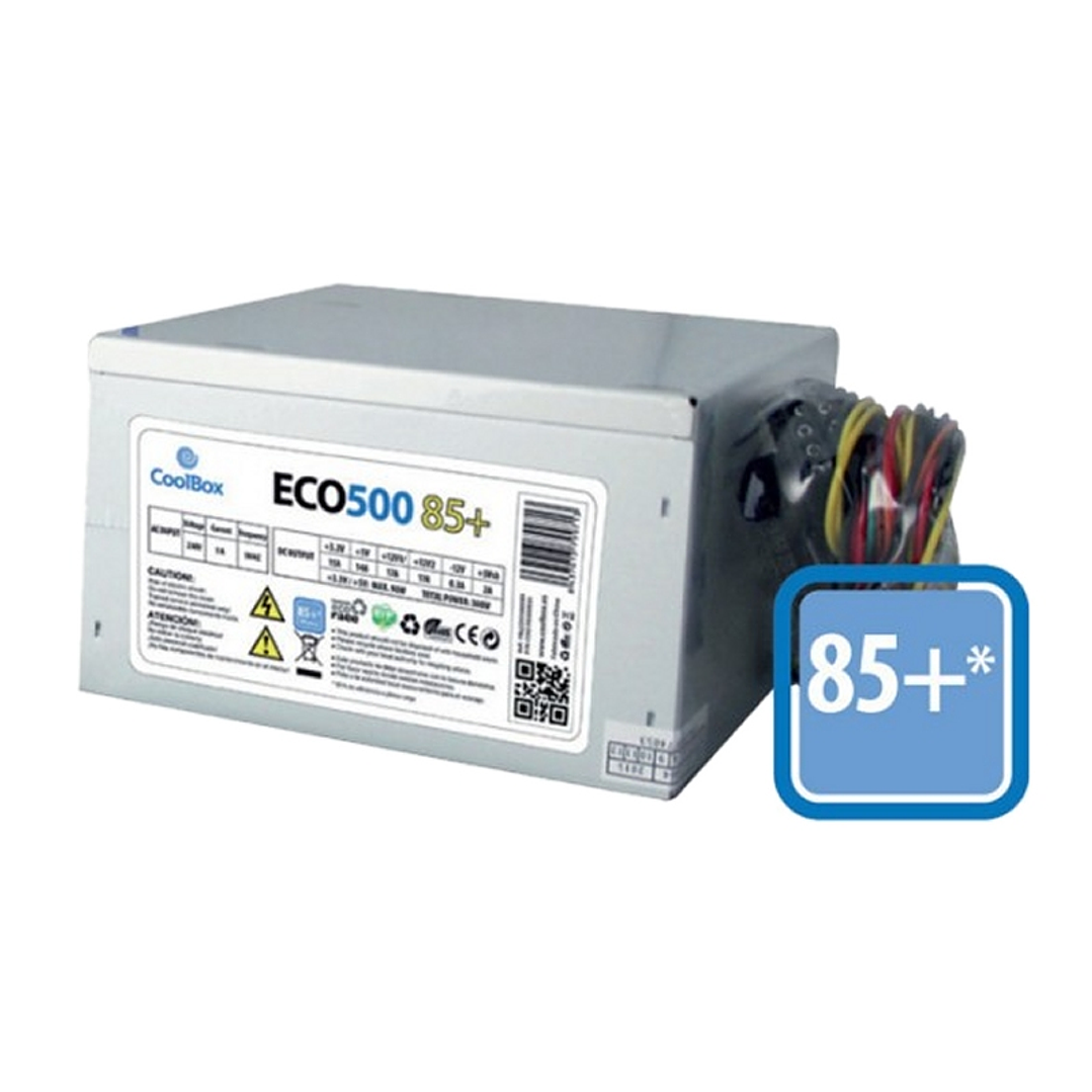 CoolBox Fuente Alim. ATX  ECO-500 85+ EFI 2