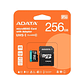 ADATA microSDXC/SDHC UHS-I U3 256GB c/adapt - Thumbnail 2