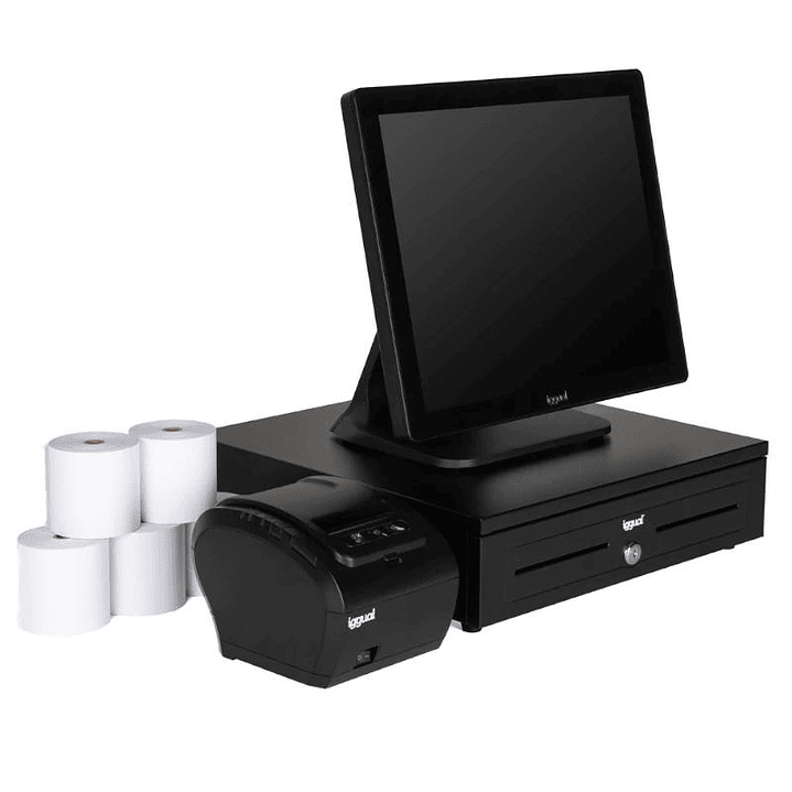 iggual Pack completo TPV 17 AIO TP8002 IRON-HD 1