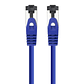 Nanocable Cable red Cat. 8.1 2GHZ SSTP Azul 0,25m - thumbnail 3