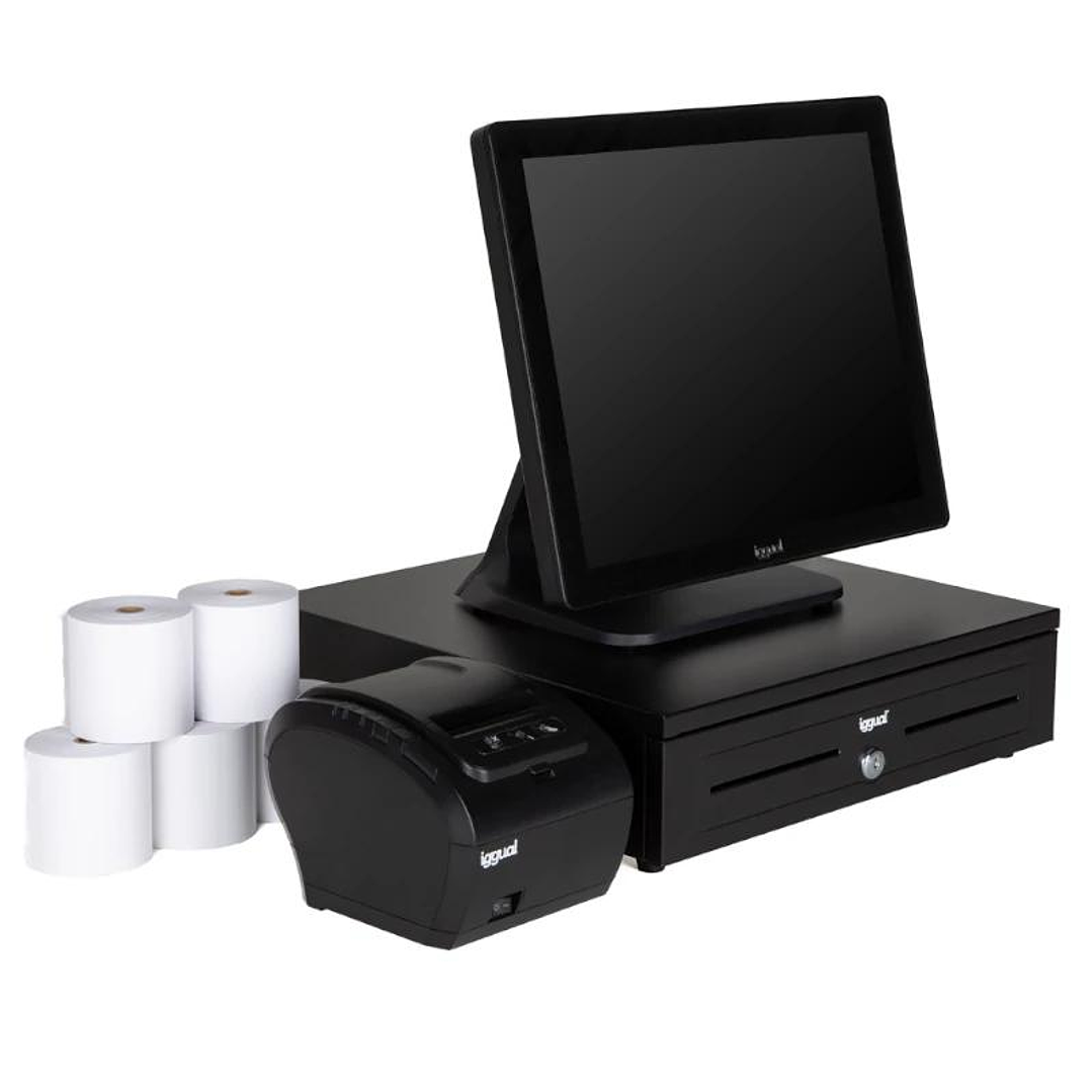 iggual Pack completo TPV 17 AIO TP8002 IRON-HD 3