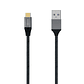 Aisens Cable USB 3.1 Gen2 Alu 3A CM-AM Gris 2.0M - Thumbnail 1