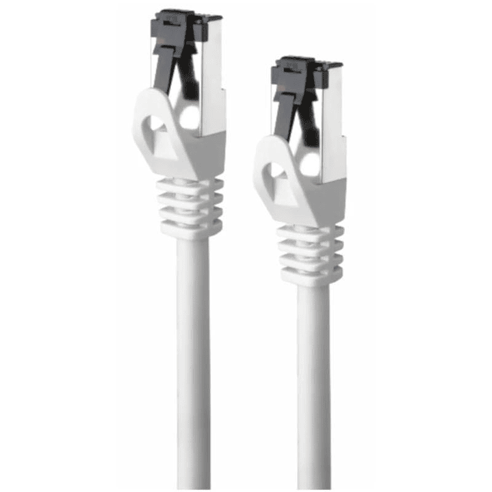Nanocable Cable red Cat. 8.1 2GHZ SSTP Blanco 25cm 2