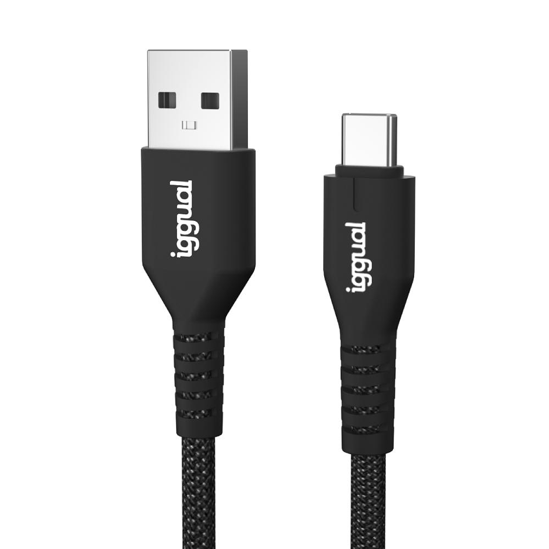 iggual Cable USB-A a tipo C 3A 180 cm trenzado 4