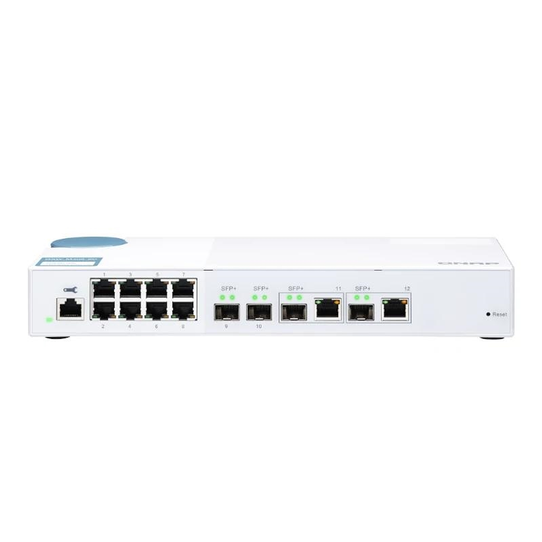 QNAP QSW-M408-2C Switch 8xGbE 2x10GbE Combo 1