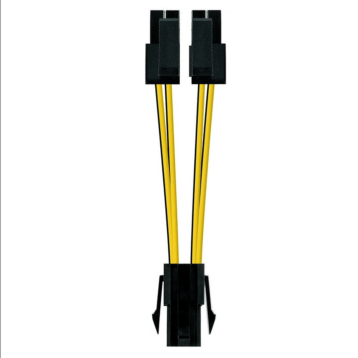 Nanocable Cable Alimentación 4PIN/H-4+4PIN/M, 15 c 1