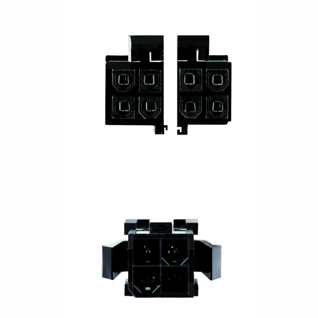 Nanocable Cable Alimentación 4PIN/H-4+4PIN/M, 15 c 3
