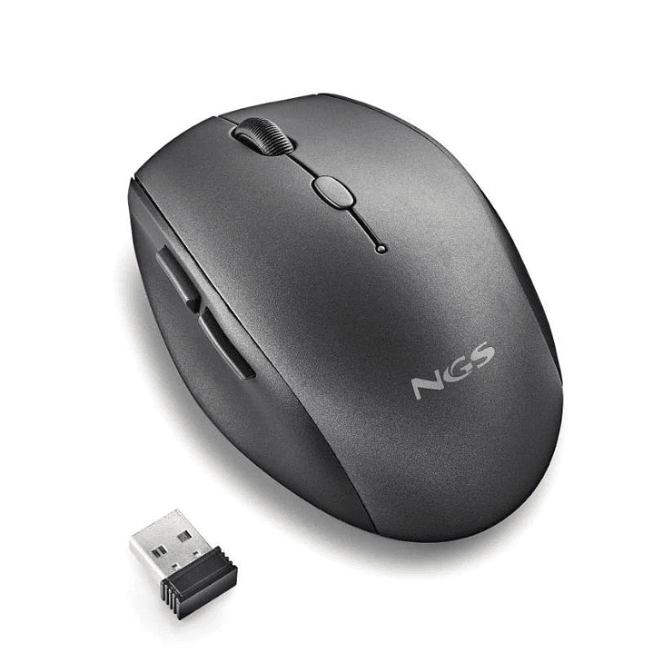 NGS RATON INALAMBRICO CON TECLAS SILENCIOSAS NEGRO 3