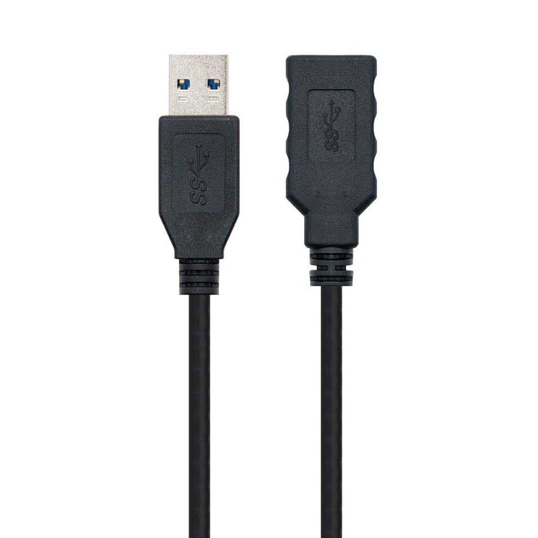 Nanocable Cable USB 3.0 Tipo A/M-A/H Negro 3.0 m 2
