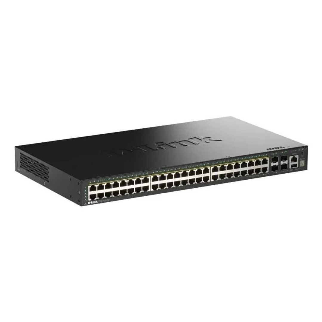D-Link DGS-1530-52P/E Switch 48xG PoE 4xSFP+ 1
