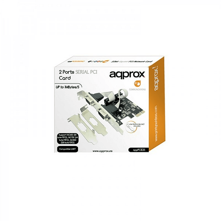 approx! APPPCIE2S Tarj. Cont. 2 Serie PCI-E LP&HP 2