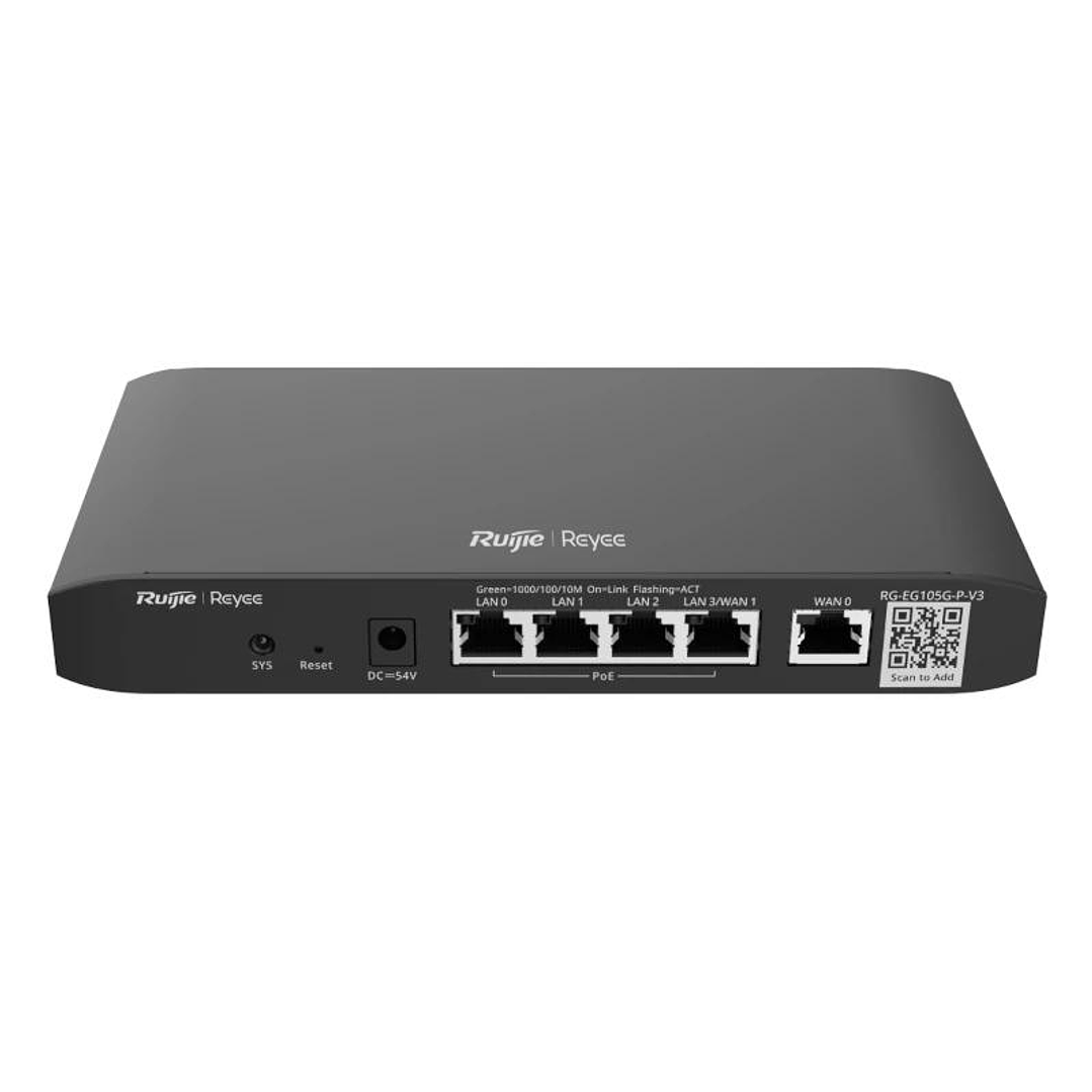 Reyee Cloud Router 5xGbE (4 POE+) 54W 2xWAN 3