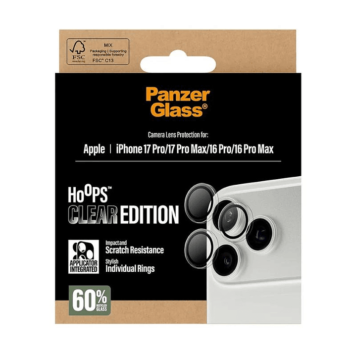 PanzerGlass Camera Prot. iPhone 16-17Pro/Max Trans 4