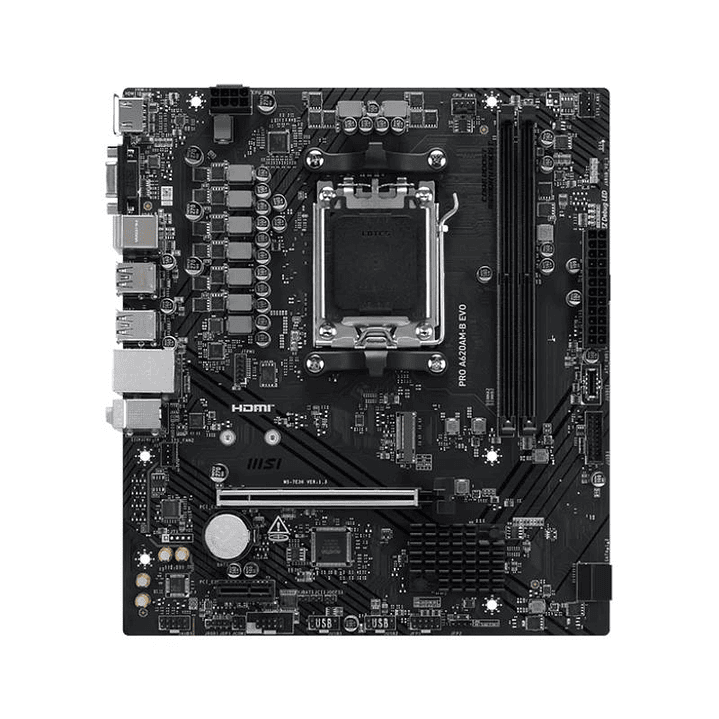 MSI Placa Base PRO A620AM-B EVO mATX AM5 2