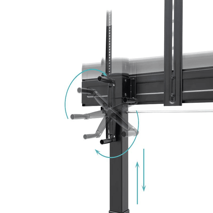 Tooq FS20406HM-B Soporte ruedas Aquiles 60-100