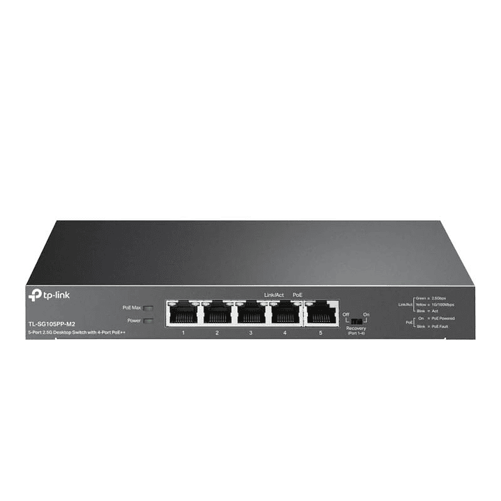 TP-Link TL-SG105PP-M2 Switch 4x2.5G PoE++ 1x2.5G 1