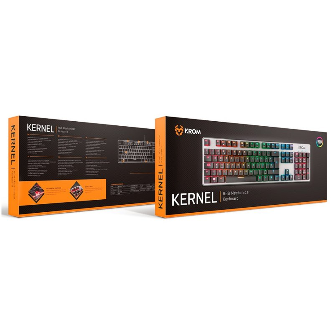 Krom Teclado mecánico RGB Krom KERNEL 4