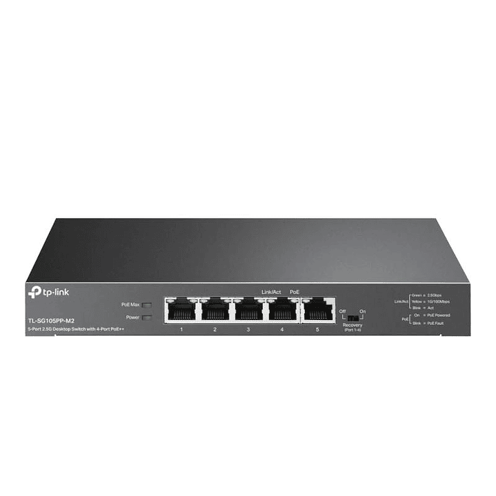 TP-Link TL-SG105PP-M2 Switch 4x2.5G PoE++ 1x2.5G 4