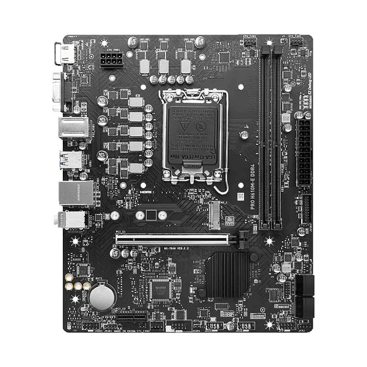 MSI Placa Base PRO H610M-E DDR4 mATX 1700 2