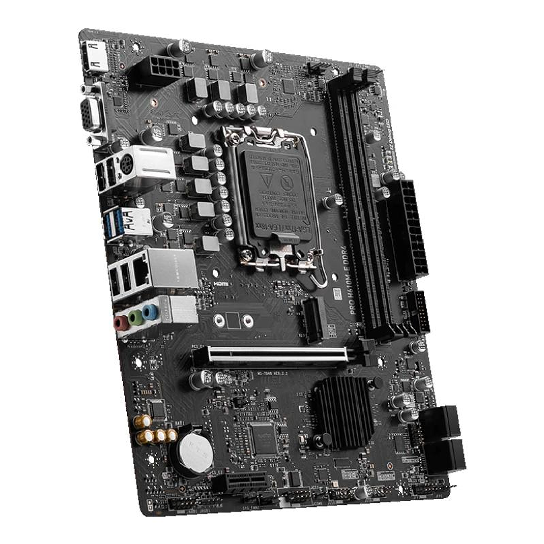 MSI Placa Base PRO H610M-E DDR4 mATX 1700 3