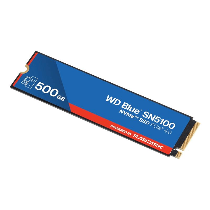 WD Blue SN5100 SSD 500GB NVMe Gen4 6600MB-s 2