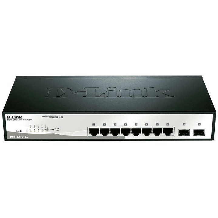 D-Link DGS-1210-10/E Switch 8xGB 2xSFP 1