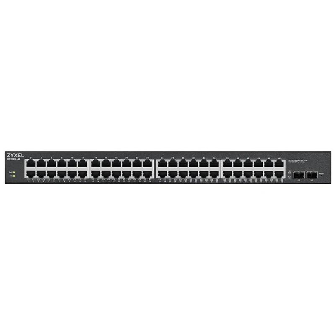Zyxel GS1900-48HP v2 Switch 48xGbE L2 170W Rack 1