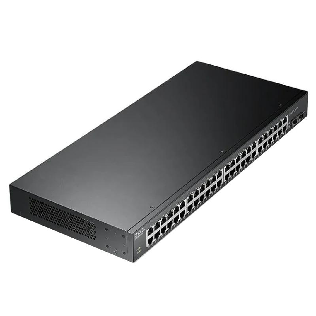 Zyxel GS1900-48HP v2 Switch 48xGbE L2 170W Rack 3