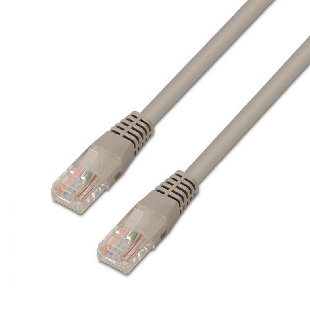 Aisens Latiguillo RJ45 CAT.6 UTP 1.0m Gris Cobre 1