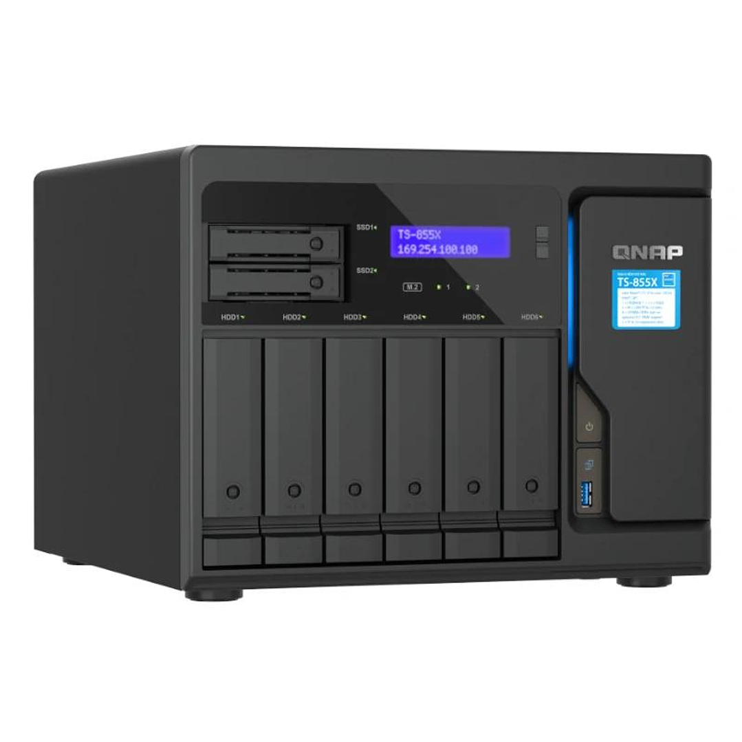 QNAP TS-855X-8G NAS 6+2 Bay 2x2.5GbE 4xUSB 2