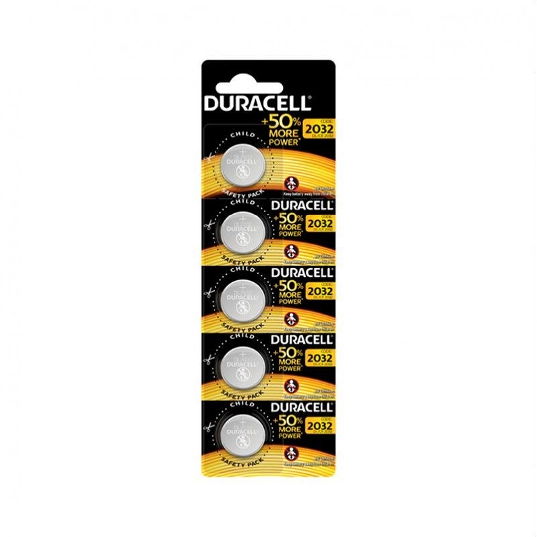 Duracell Pila Boton Litio CR2032 3V BLISTER*5 1