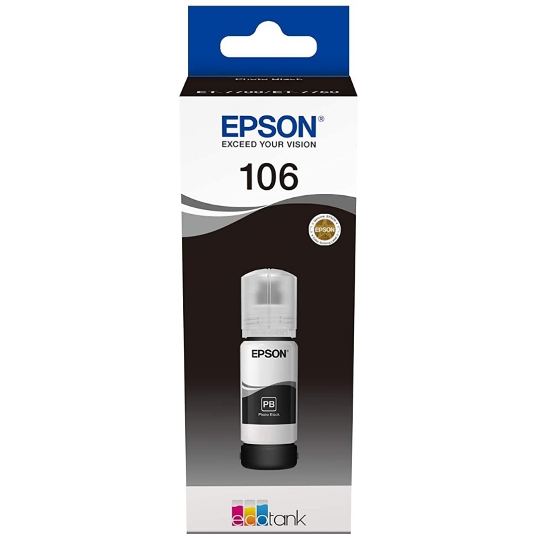 Epson Botella Tinta Ecotank 106 Negro 1