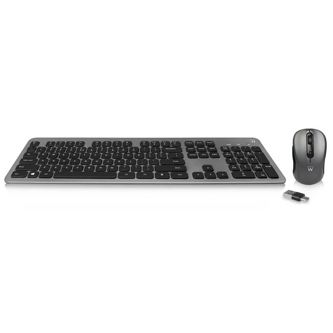 EWENT Kit Teclado +raton Ew3272 Slim 1