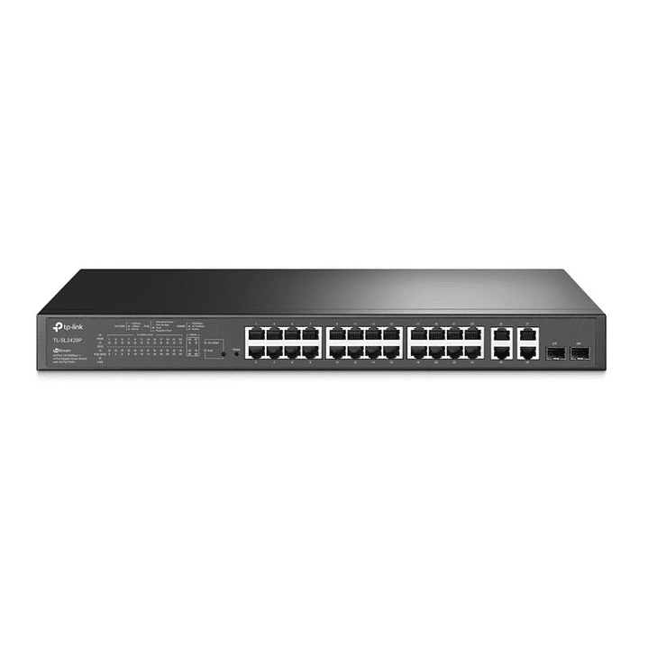 TP-Link SL2428P Switch 24x10/100Mbps PoE+ 4xGb 1