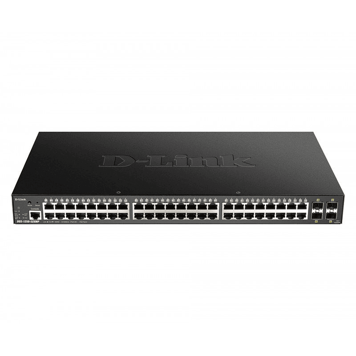 D-Link DGS-1250-52XMP/E Switch 48xG PoE+4x10G SFP+ 1