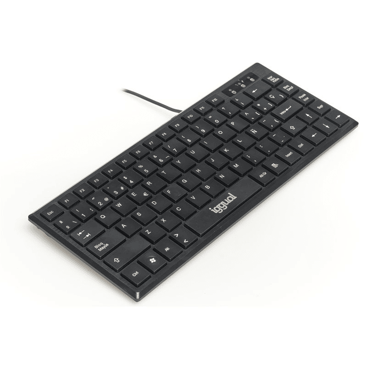 iggual Teclado USB compacto TKL Slim TKL-USB negro 2