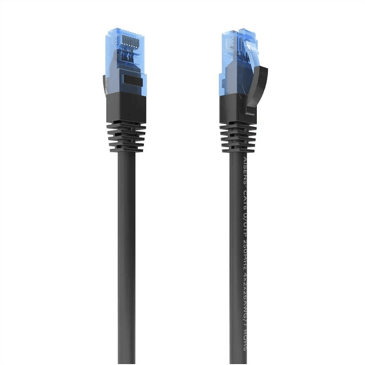 Aisens Cable RJ45 CAT.6 UTP AWG26 CCA Negro 3.0m 1