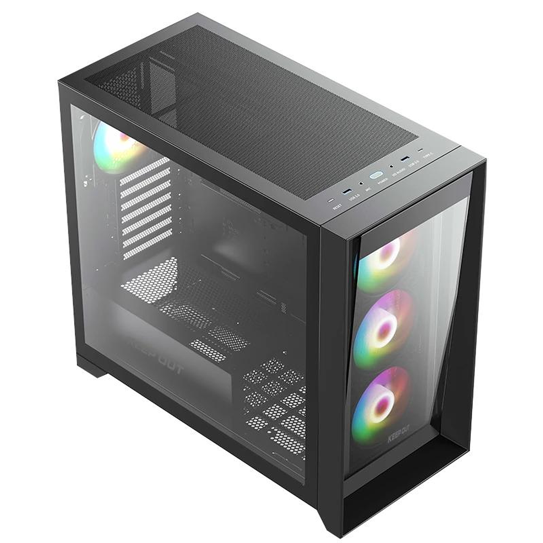 Keep Out Caja E-Atx XC-911 PRO MASTER ARGB C 3x2 2