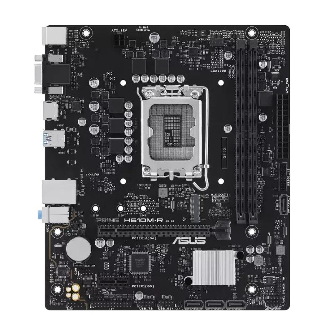 ASUS Placa Base PRIME H610M-R DDR5  mATX 1700 2