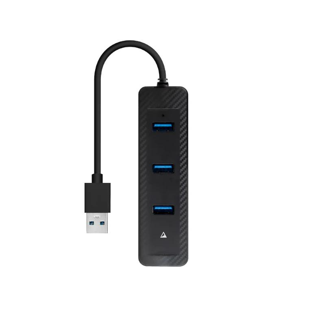 Nanocable Conversor USB 3.0 Ethernet + 3xUSB 3.0 2