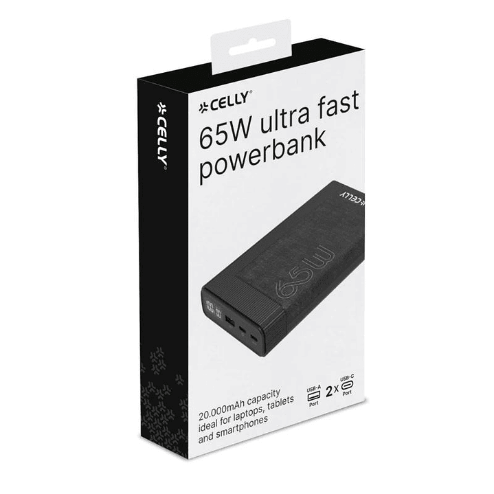 Celly Powerbank PD65W 20000 mAh 65w EVO Negra 2